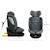 Siège auto I-GROW 2 PLUS, i-size 4-en-1   40-150 cm pivotant 360°, isofix, top tether, dos et face route, protection latérale, inclinable, ventilation, évolutif 0-12 ans Bleu+Gris+Noir+Vert 12 - vertbaudet enfant 