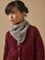 Foulard triangle fille Avoine chine+Taupe chine 4 - vertbaudet enfant 