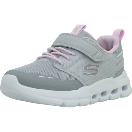 Basket fille synthétique légère et souple Bleu nvy+Gris lgy+Rose+Rose ltpk 10 - vertbaudet enfant 