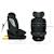 Siège auto I-GROW 2 PLUS, i-size 4-en-1   40-150 cm pivotant 360°, isofix, top tether, dos et face route, protection latérale, inclinable, ventilation, évolutif 0-12 ans Bleu+Gris+Noir+Vert 18 - vertbaudet enfant 