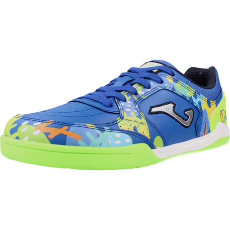 Basket garçon modèle fútbol sala top flex jr 26 barefoot Bleu royal 4 - vertbaudet enfant 