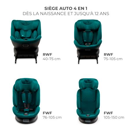 Siege auto xpedition 3 i size pratique confortable Beige+Gris+Noir+Vert 21 - vertbaudet enfant 