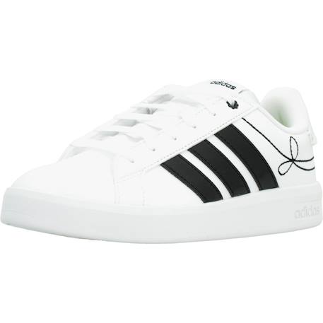 Basket garçon modèle kh9783 grand court 3.0 gir Blanc white 4 - vertbaudet enfant 