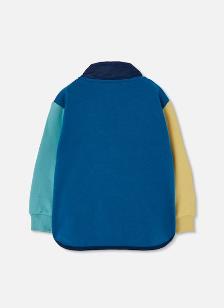 Veste garçon molleton combinée Noir 4 - vertbaudet enfant 
