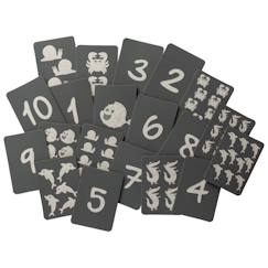 Jouet-Jeux de société-Cartes imperméables en silicone souple pour jouer dans l'eau