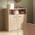 Chambre bébé trio: lit bébé 60x120 évolutif, commode à langer 2 portes et armoire 2 portes décor bois hêtre - adele Marron 5 - vertbaudet enfant 
