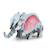 Puzzle 3d construction&son animaux sauvages - éléphant d'afrique Multicolor 1 - vertbaudet enfant 