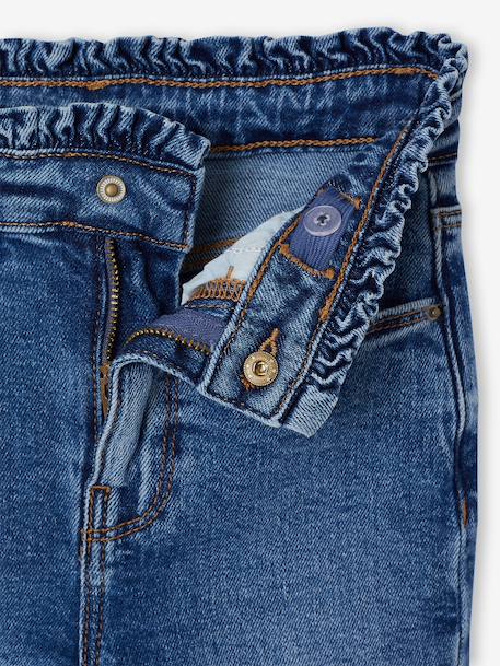 Jean slim fille morpho médium bleu clair+bleu moyen 9 - vertbaudet enfant 