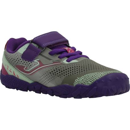 Basket fille modèle bftunjw2624v tundra junior barefoot Violet gris 5 - vertbaudet enfant 