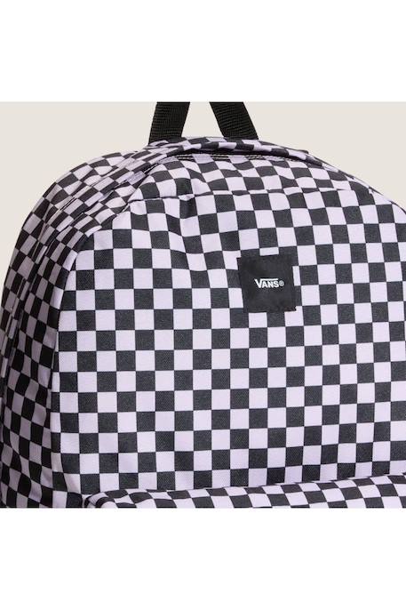 Sac à dos fille modèle vn000h4xh8h1 old skool check backpa Noir h8h1 5 - vertbaudet enfant 