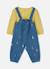 Ensemble bébé imprimé feuilles Bleu 4 - vertbaudet enfant 