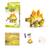 Puzzle 3d construction&son dino - stegosaure Multicolor 4 - vertbaudet enfant 