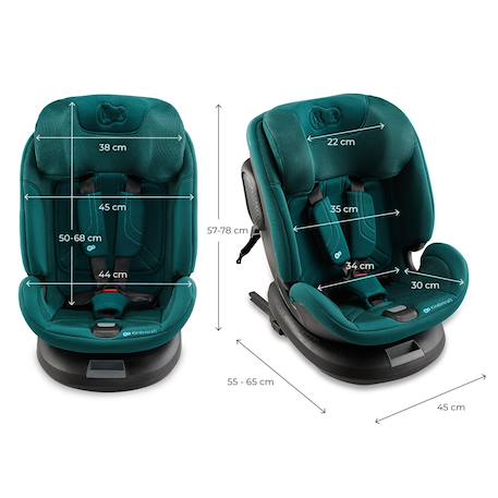 Siege auto xpedition 3 i size pratique confortable Beige+Gris+Noir+Vert 24 - vertbaudet enfant 