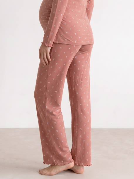 Pyjama grossesse 2 pièces bois de rose 3 - vertbaudet enfant 