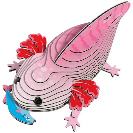 Puzzle 3d animal marin - axolotl Pink 1 - vertbaudet enfant 