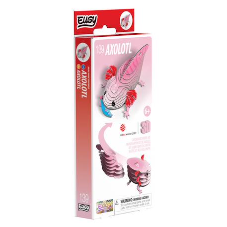 Puzzle 3d animal marin - axolotl Pink 6 - vertbaudet enfant 