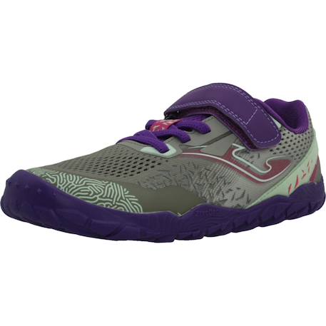 Basket fille modèle bftunjw2624v tundra junior barefoot Violet gris 4 - vertbaudet enfant 