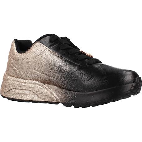 Basket fille modèle uno lite - heartdust forever Noir bkrg 5 - vertbaudet enfant 