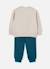Ensemble garçon molleton imprimé nature Beige 2 - vertbaudet enfant 