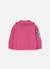 Veste fille en molleton imprimé fleurs Violet 3 - vertbaudet enfant 