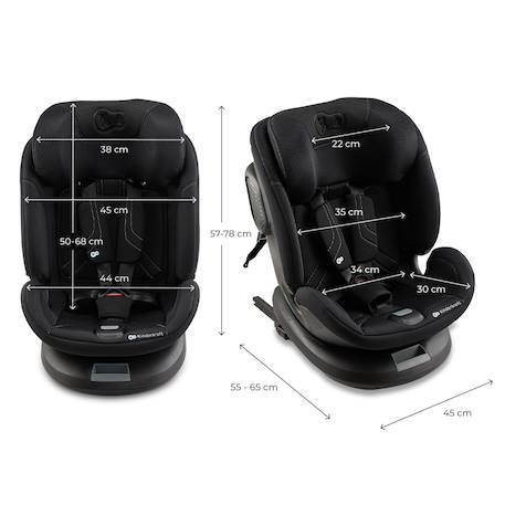Siege auto xpedition 3 i size pratique confortable Beige+Gris+Noir+Vert 18 - vertbaudet enfant 