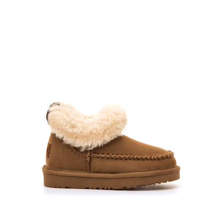 Bottines filles synthétique sans fermeture- ouverts Brown 1 - vertbaudet enfant 