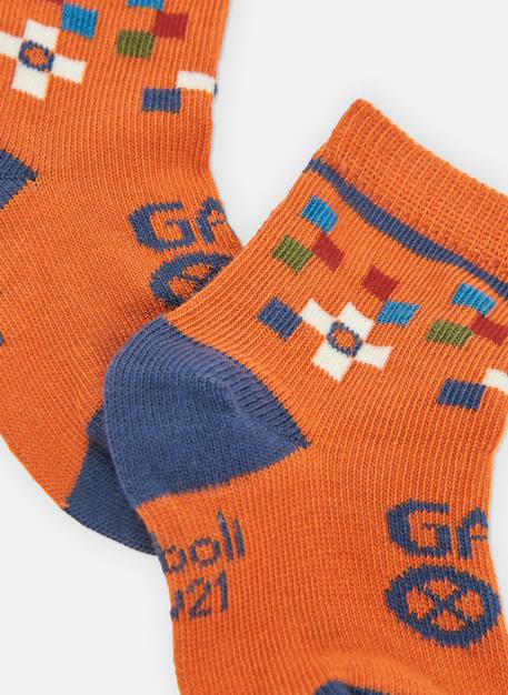Lot chaussettes imprimé Bleu 3 - vertbaudet enfant 