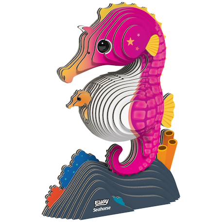Puzzle 3d animal marin - hippocampe Multicolor 1 - vertbaudet enfant 