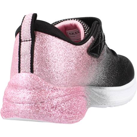 Basket fille modèle microspec max advance - glitz Noir bkrg+Rose ltpl 3 - vertbaudet enfant 