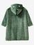 Poncho plaid polaire dinosaure vert foncé 2 - vertbaudet enfant 