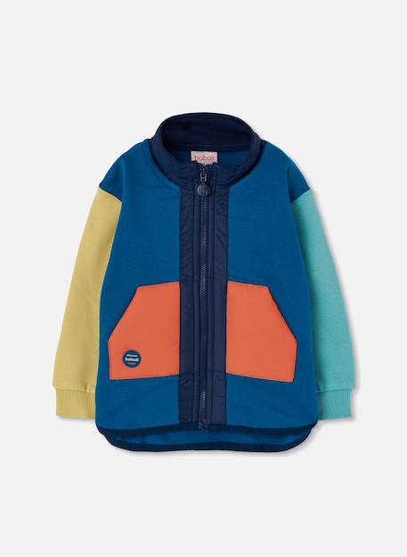 Veste garçon molleton combinée Noir 3 - vertbaudet enfant 
