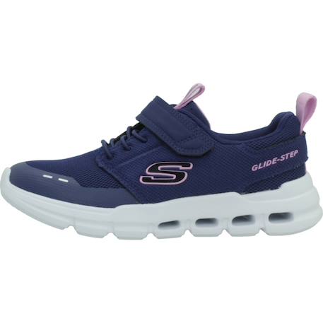 Basket fille synthétique légère et souple Bleu nvy+Gris lgy+Rose+Rose ltpk 2 - vertbaudet enfant 
