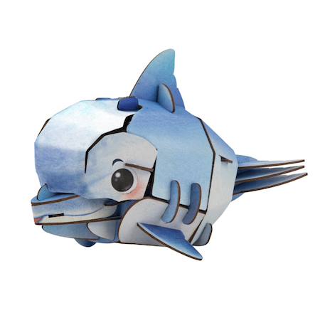 Puzzle 3d construction&son animaux marins - dauphin Multicolor 5 - vertbaudet enfant 