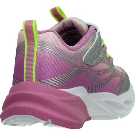 Chaussures de sport lumineuses s-lights cosmic glow – enfant junior Argent smlt+Argenté+Bleu turquoise+Rosa 3 - vertbaudet enfant 