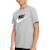 T-shirt à manches courtes en coton Blanc+Gris 4 - vertbaudet enfant 