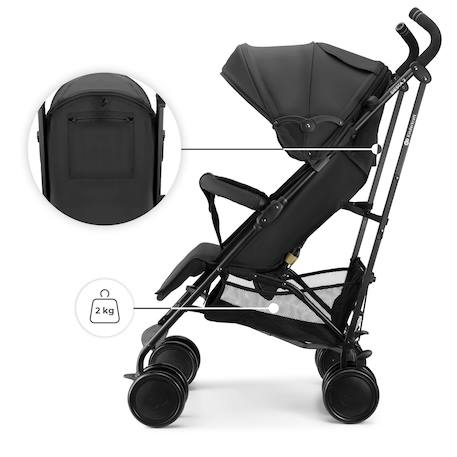 Siège Auto Kinderkraft SAFETY FIX 2 i-Size 76-150 cm avec ISOFIX, TOP TETHER, H-GUARD, SIDE PROTECT et EASY GROW Gris+Noir 8 - vertbaudet enfant 