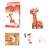 Puzzle 3d construction&son animaux sauvages - girafe Multicolor 4 - vertbaudet enfant 