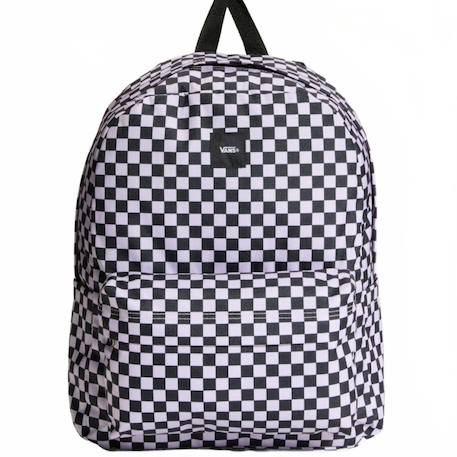 Sac à dos fille modèle vn000h4xh8h1 old skool check backpa Noir h8h1 4 - vertbaudet enfant 