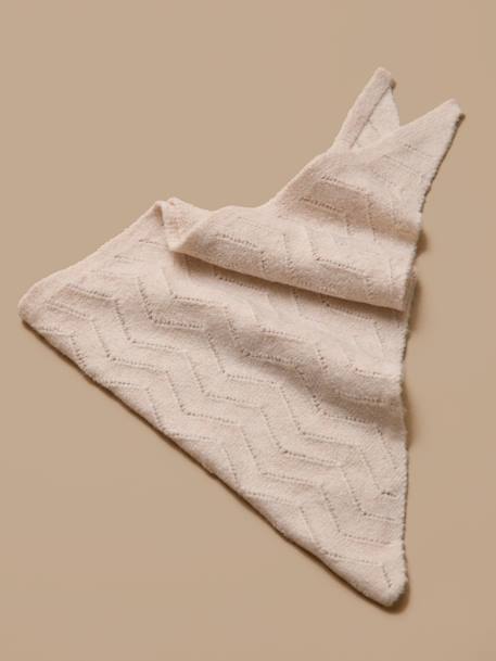Foulard triangle fille Avoine chine+Taupe chine 3 - vertbaudet enfant 