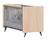 Chambre bébé trio: lit bébé 60x120, commode à langer 2 tiroirs et armoire 2 portes décor bois chêne - come Marron/gris 5 - vertbaudet enfant 