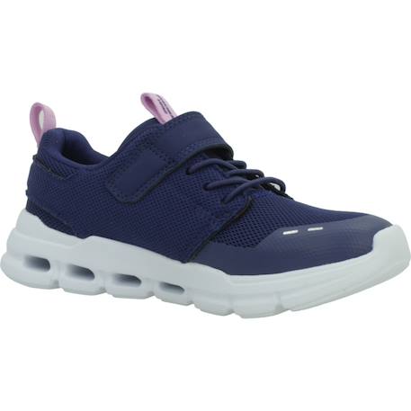Basket fille synthétique légère et souple Bleu nvy+Gris lgy+Rose+Rose ltpk 5 - vertbaudet enfant 