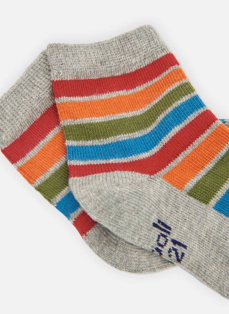Lot chaussettes imprimé Bleu 2 - vertbaudet enfant 