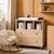 Chambre bébé duo: lit bébé 60x120 et commode à langer 2 tiroirs décor bois chêne - come Marron/gris 3 - vertbaudet enfant 