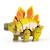Puzzle 3d construction&son dino - stegosaure Multicolor 1 - vertbaudet enfant 