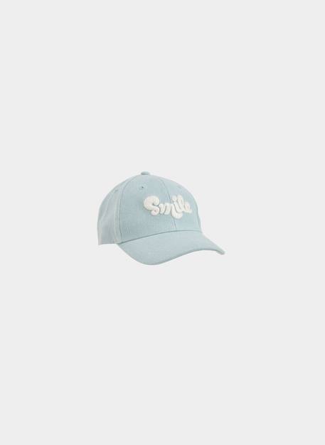 Casquette avec broderie Bleu 4 - vertbaudet enfant 