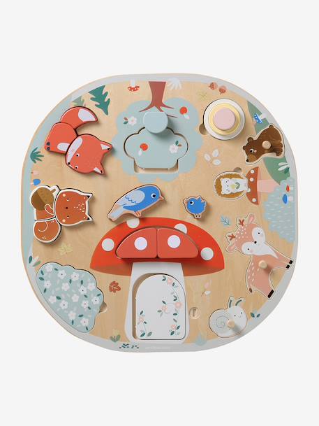 Planche multi-puzzles en bois FSC® HAPPY FOREST bois 1 - vertbaudet enfant 
