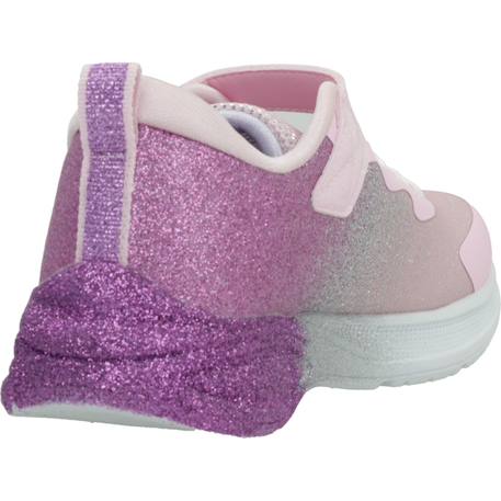 Basket fille modèle microspec max advance - glitz Noir bkrg+Rose ltpl 9 - vertbaudet enfant 