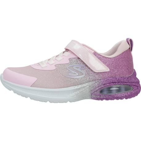 Basket fille modèle microspec max advance - glitz Noir bkrg+Rose ltpl 8 - vertbaudet enfant 
