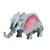 Puzzle 3d construction&son animaux sauvages - éléphant d'afrique Multicolor 5 - vertbaudet enfant 