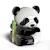 Puzzle 3d animal sauvage - panda géant Black;white 4 - vertbaudet enfant 